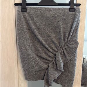 IRO Asymmetrical Gray Skirt
